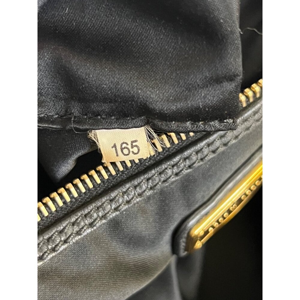Miu Miu Vitello Studded Leather Tote Shoulder Handbag in Black - Picture 8 of 10